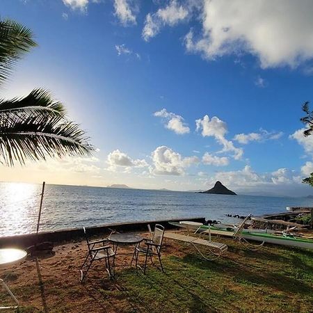 Вилла 1Br With 1Ba Oceanfront In Beautiful Kualoa Кано Экстерьер фото