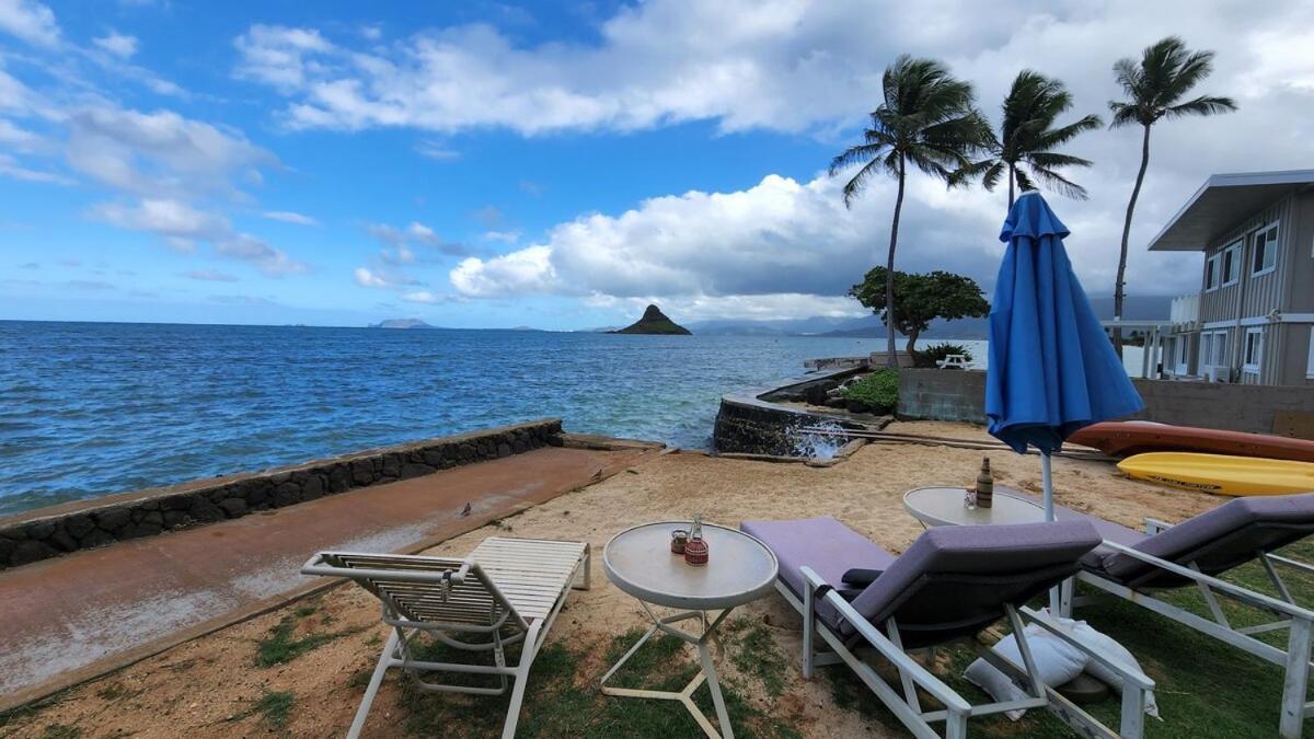 Вилла 1Br With 1Ba Oceanfront In Beautiful Kualoa Кано Экстерьер фото