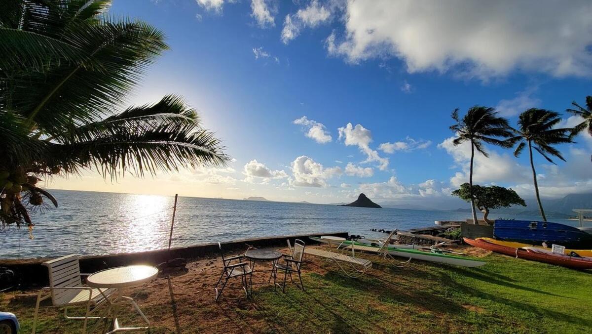 Вилла 1Br With 1Ba Oceanfront In Beautiful Kualoa Кано Экстерьер фото